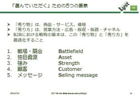 「選んでいただく」ための5つの要素